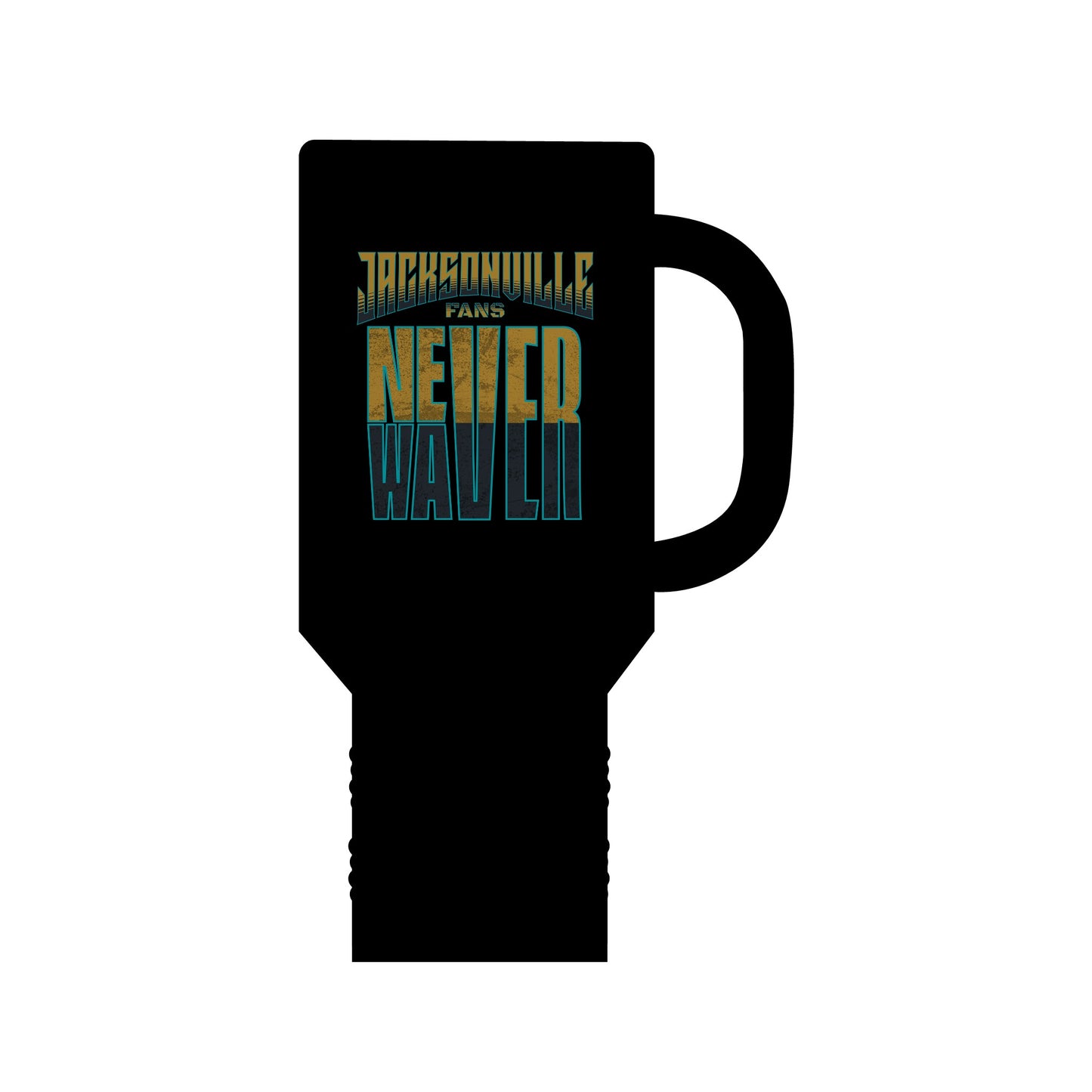 Jacksonville Fans Never Waver Insulated Travel Mug, 40oz