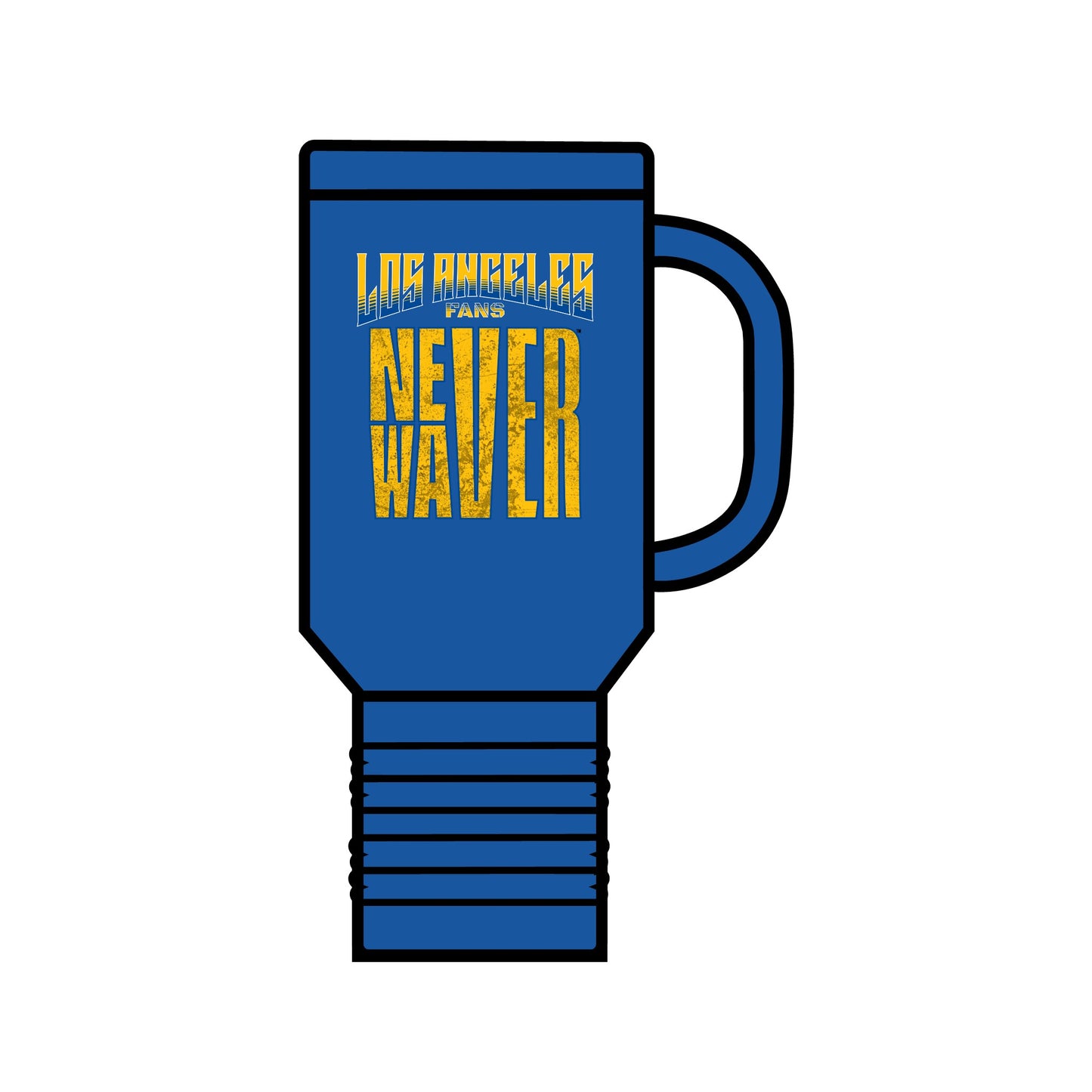 Los Angeles Fans Never Waver Insulated Travel Mug, 40oz