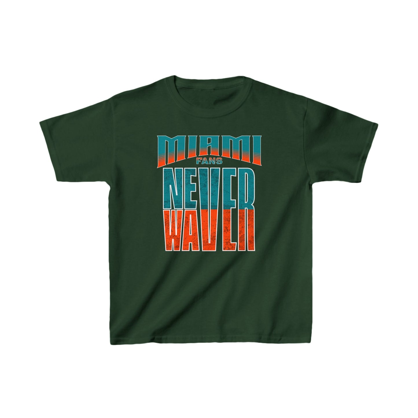 Miami Fans Never Waver Kids Heavy Cotton™ Tee