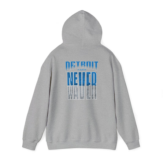 Detroit Fans Never Waver Unisex Heavy Blend™ Hooded Sweatshirt