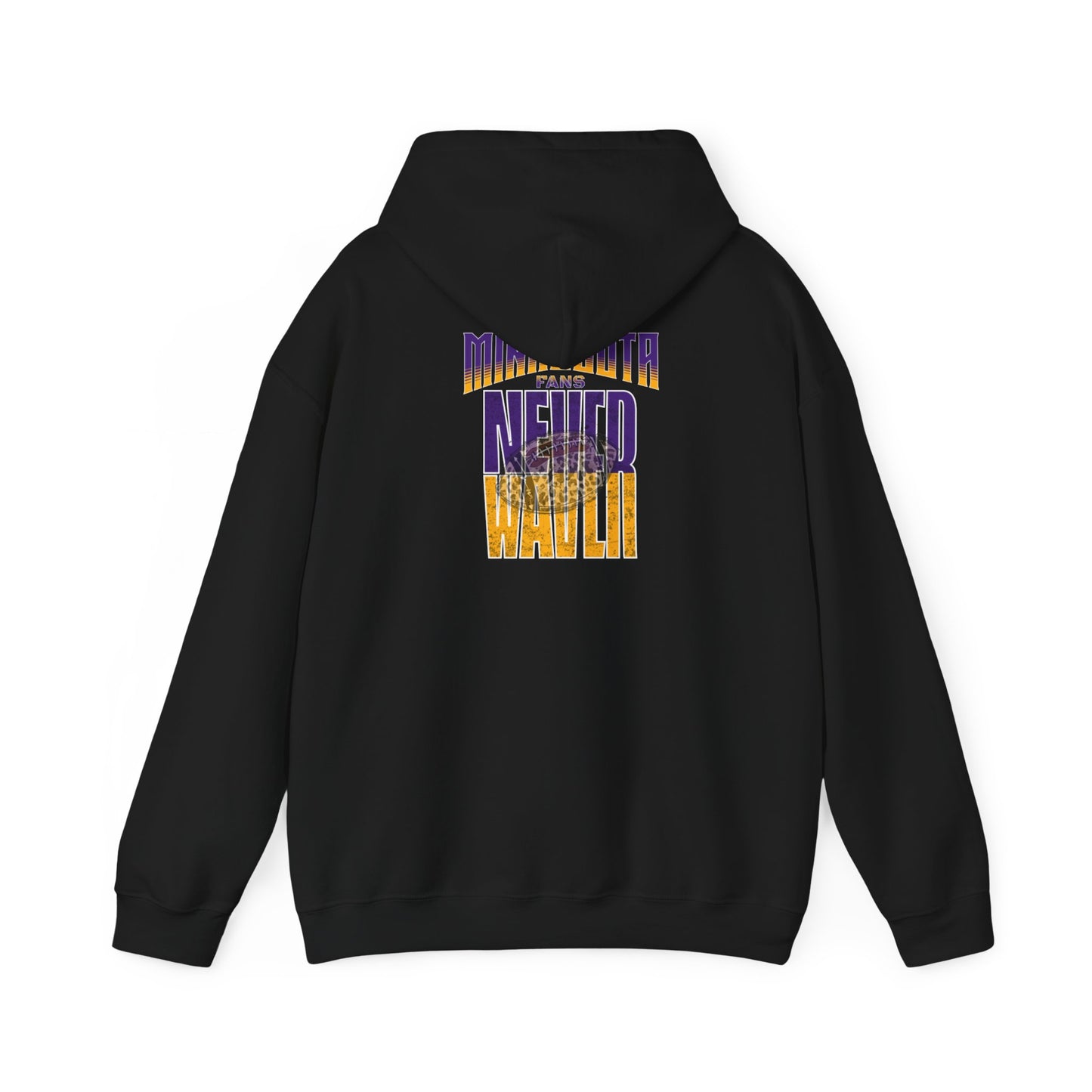 Minnesota Fans Never Waver W-Leopard Football Unisex Heavy Blend™ Hooded Sweatshirt