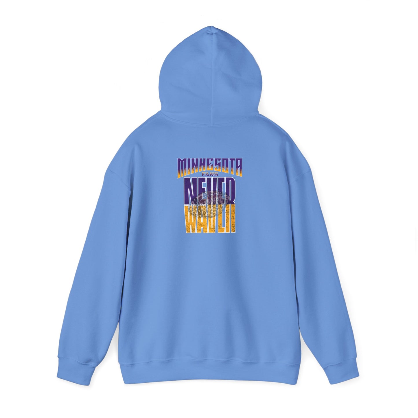 Minnesota Fans Never Waver W-Leopard Football Unisex Heavy Blend™ Hooded Sweatshirt