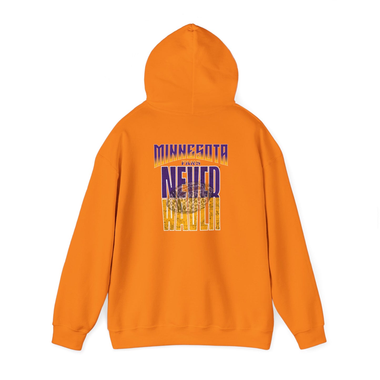 Minnesota Fans Never Waver W-Leopard Football Unisex Heavy Blend™ Hooded Sweatshirt