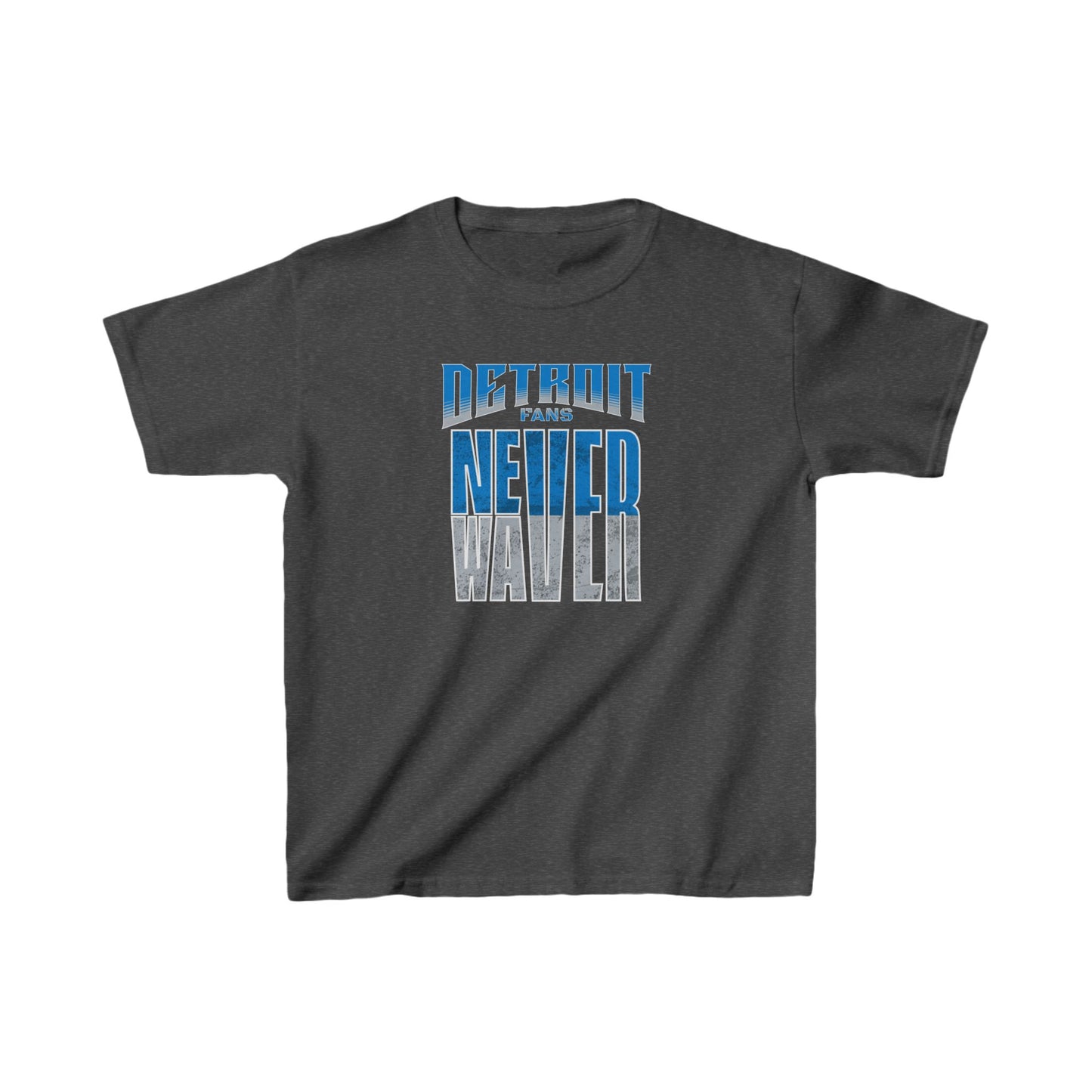 Detroit Fans Never Waver Kids Heavy Cotton™ Tee