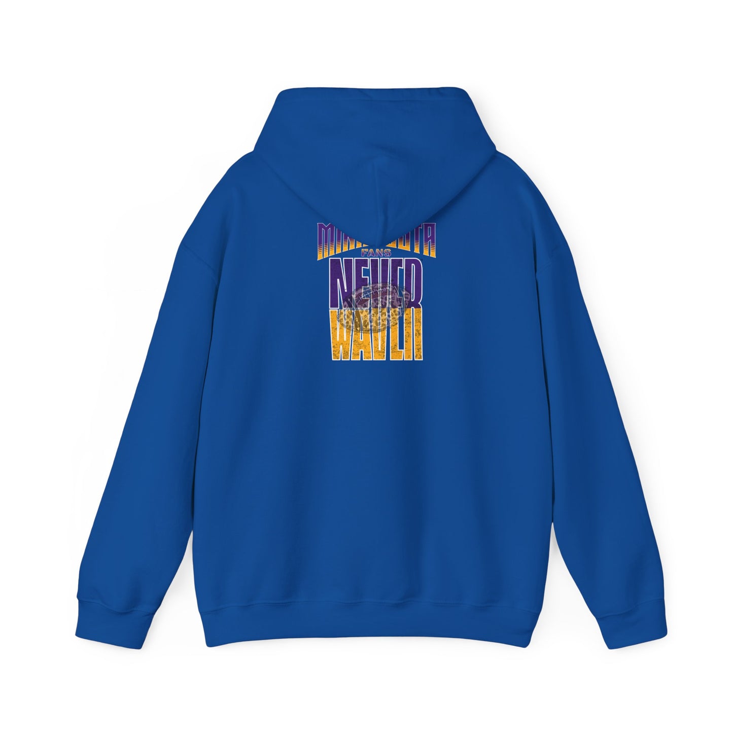 Minnesota Fans Never Waver W-Leopard Football Unisex Heavy Blend™ Hooded Sweatshirt