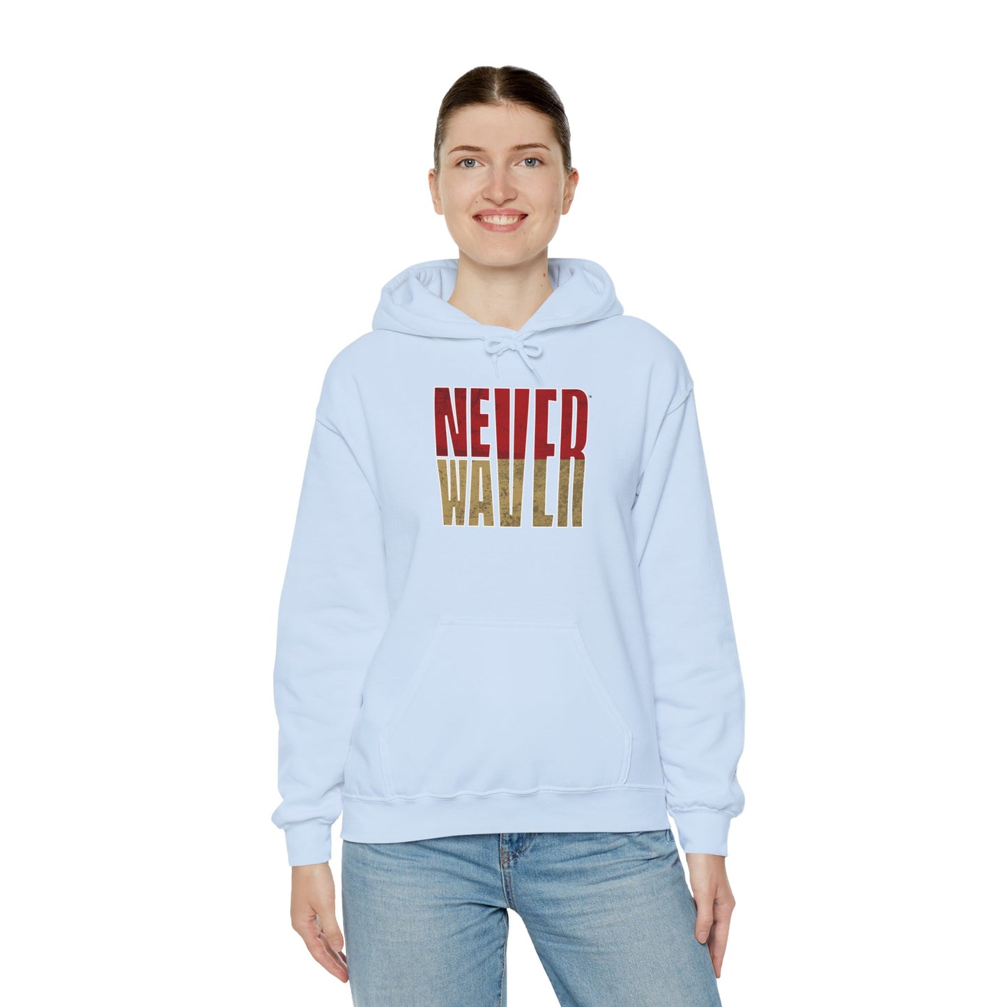 San Francisco Fans Never Waver Unisex Heavy Blend™ Hooded Sweatshirt