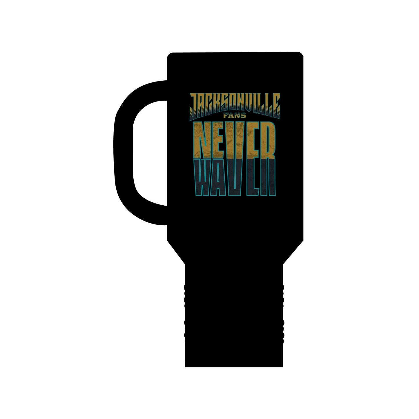 Jacksonville Fans Never Waver Insulated Travel Mug, 40oz