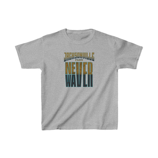 Jacksonville Fans Never Waver Kids Heavy Cotton™ Tee