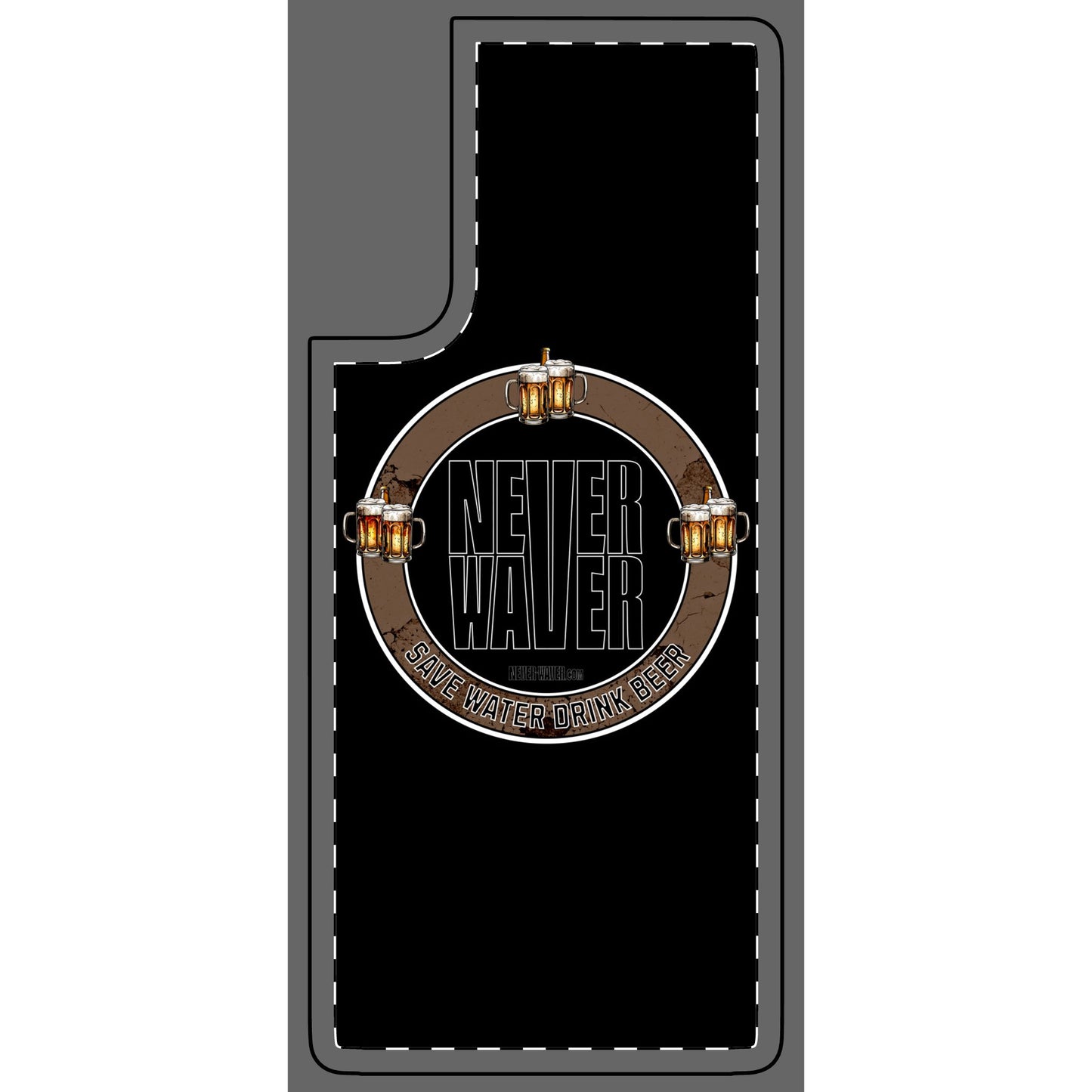 Never Waver Phone Skin - Beer Lover's Accessory