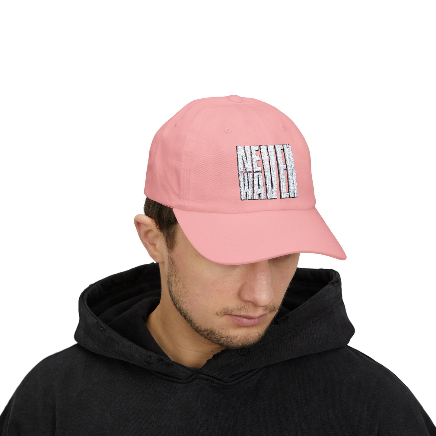 Never Waver  Embroidered Classic Dad Cap