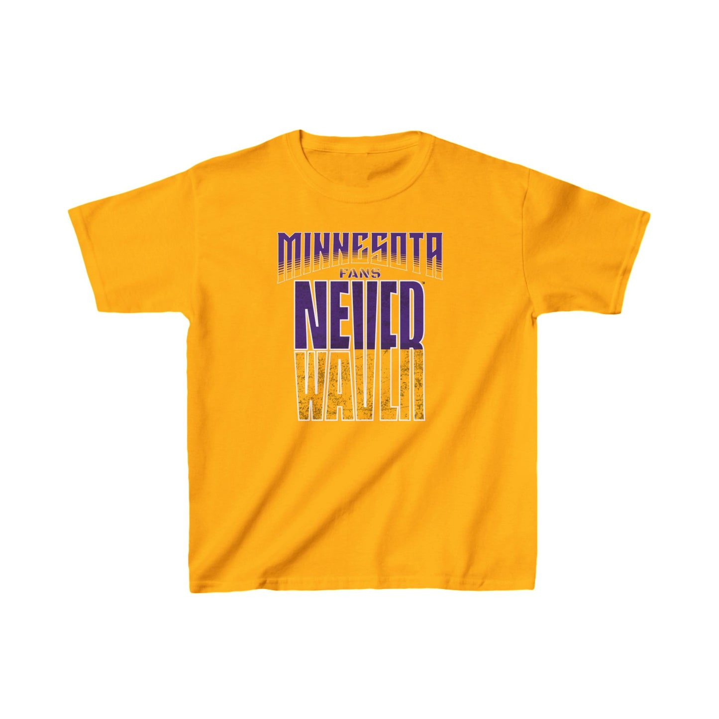 Minnesota Fans Never Waver Kids Heavy Cotton™ Tee