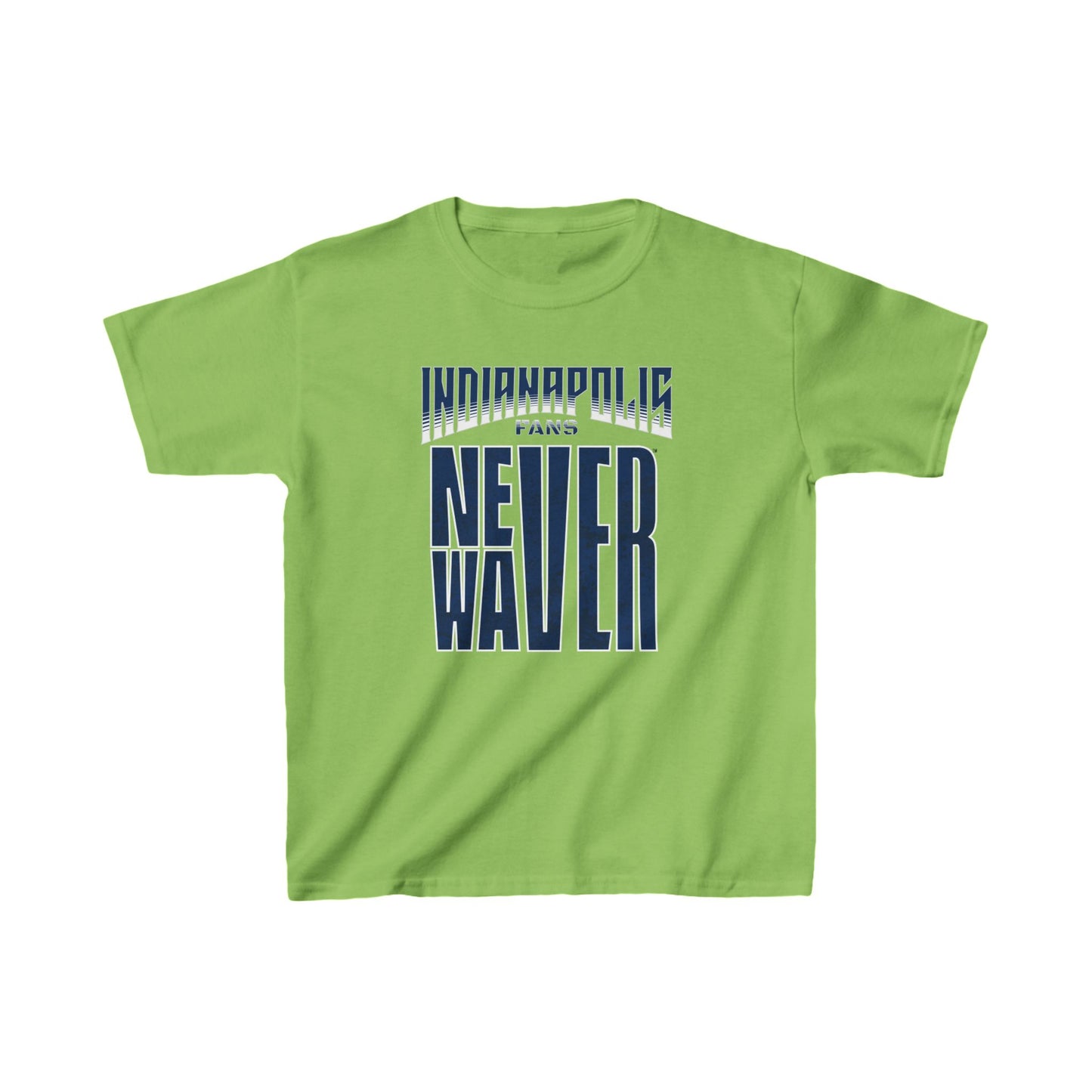 Indianapolis Fans Never Waver Kids Heavy Cotton™ Tee