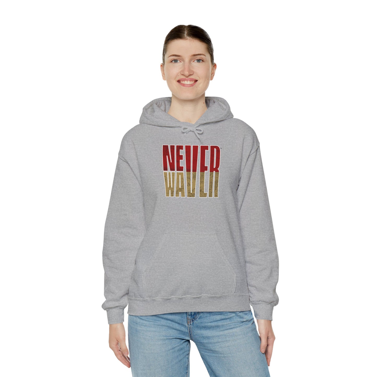 San Francisco Fans Never Waver Unisex Heavy Blend™ Hooded Sweatshirt