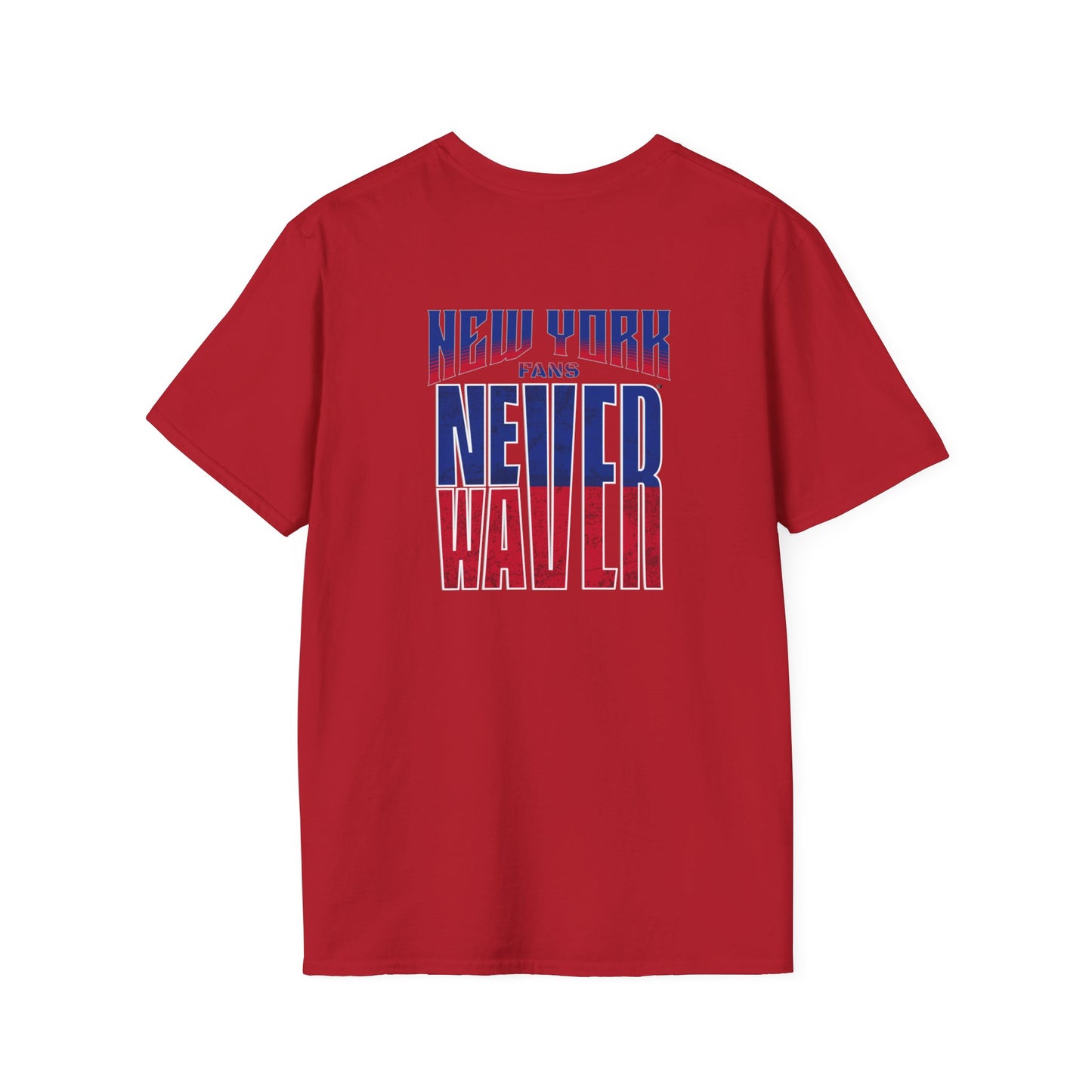 New York Fans Never Waver Unisex Softstyle T-Shirt