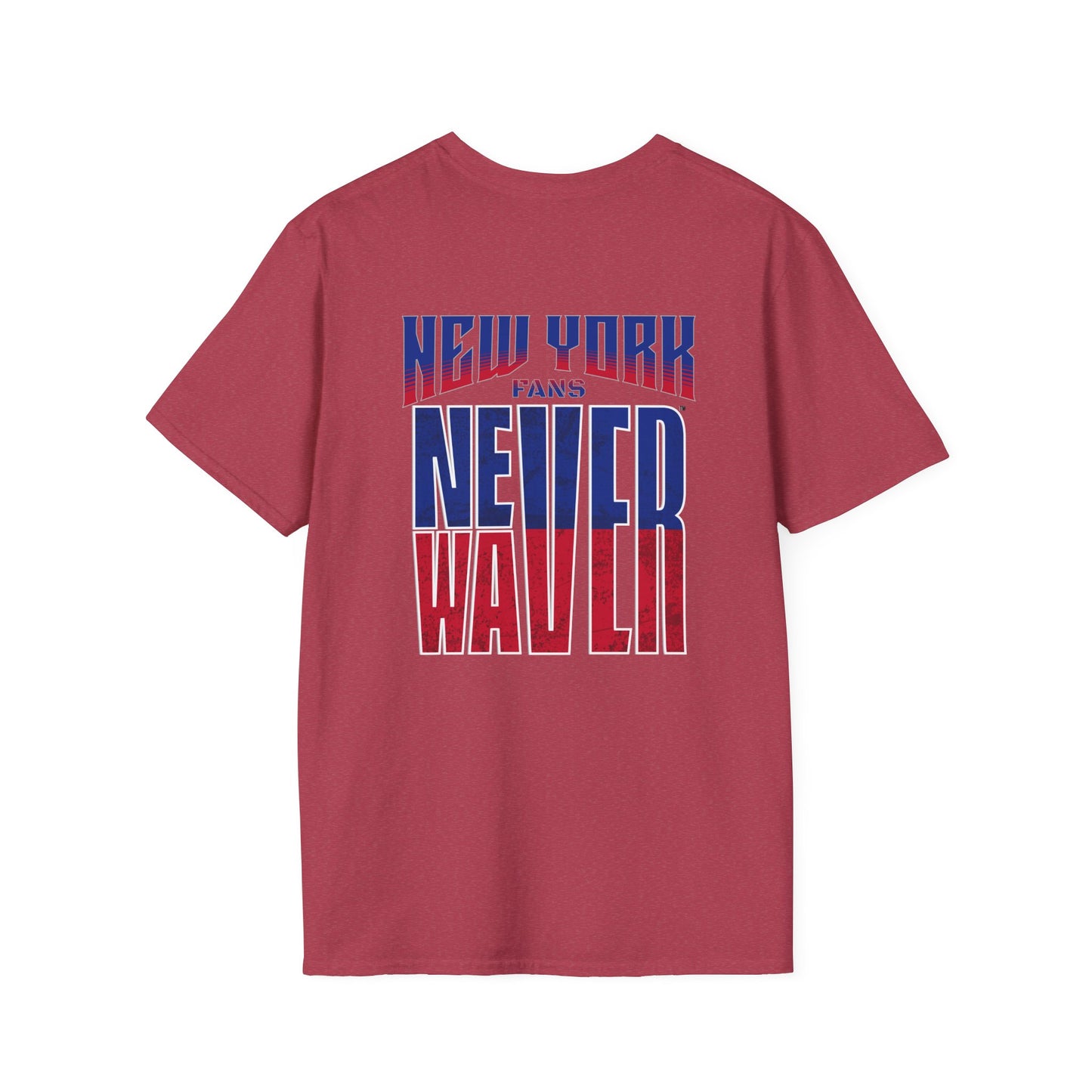 New York Fans Never Waver Unisex Softstyle T-Shirt