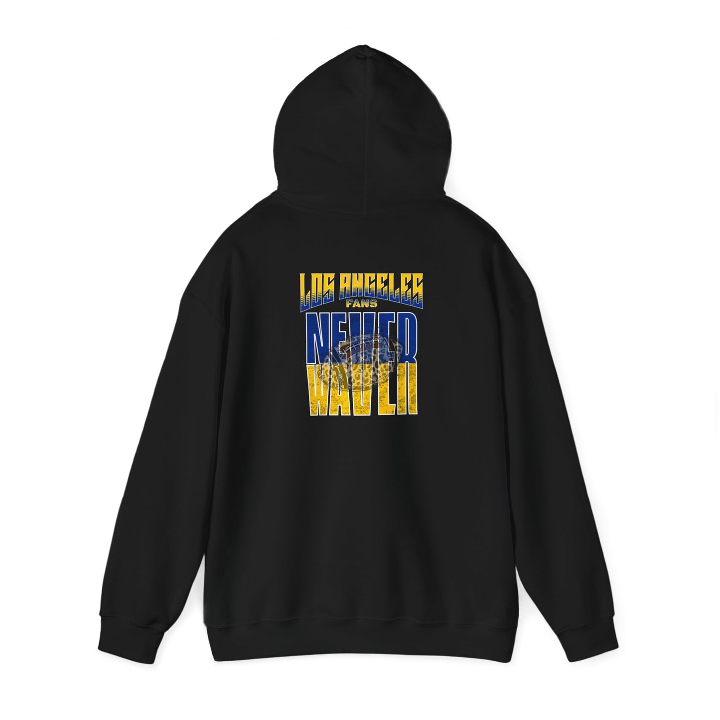 Los Angeles Fans Never Waver W-Leopard Football Unisex Heavy Blend™ Hooded Sweatshirt