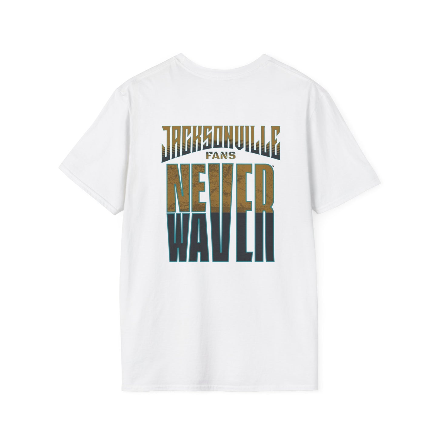 Jacksonville Fans Never Waver Unisex Softstyle T-Shirt