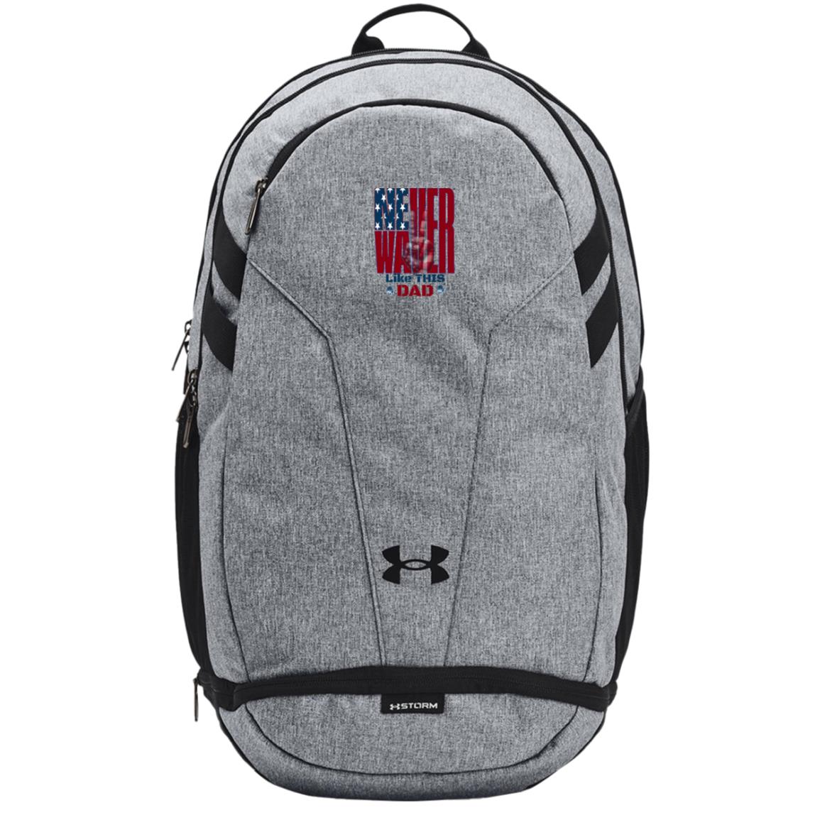 Never Waver Like This Dad Peace American Flag 1364182 Under Armour Hustle 5.0 TEAM Backpack